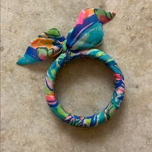 Lilly Pulitzer Fabric Wrapped Bangle